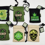 Canvas Accessories Pouch with Patch - 6 Pieces Per Retail Ready Display 30031 SPICY ZILLA
