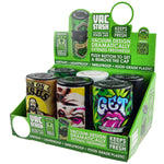 Printed Vacuum Jar Container 6 Pieces Per Retail Ready Display 30037 SPICY ZILLA