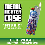 Metal Printed Lighter Case - 12 Pieces Per Retail Ready Display 40306P