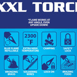 XXL Torch Lighter- 13 Pieces Per Retail Ready Display 40323Q
