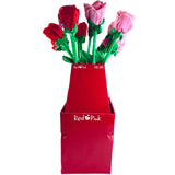 Valentine's Day Jumbo Plush Rose Floor Display - 12 Pieces Per Retail Ready Display 40342