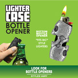 Metal Mystic Lighter Case with Bottle Opener Assortment - 12 Pieces Per Retail Ready Display 41387