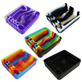 Silicone Ashtray with Assorted Colors - 6 Pieces Per Retail Ready Display 41435