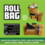Smell Proof Canvas Roll Bag - 6 Pieces Per Retail Ready Display 41492 SMOKEZILLA