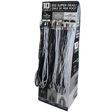 10ft Braided Sync & Charge Cable Assortment Floor Display- 24 Pieces Per Retail Ready Display 88299