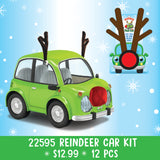 Christmas Plush Reindeer Car Kit- 12Pieces Per Pack 22595