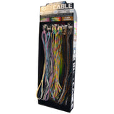 10ft Braided Sync & Charge Cable Assortment Floor Display- 38 Pieces Per Retail Ready Display 88376