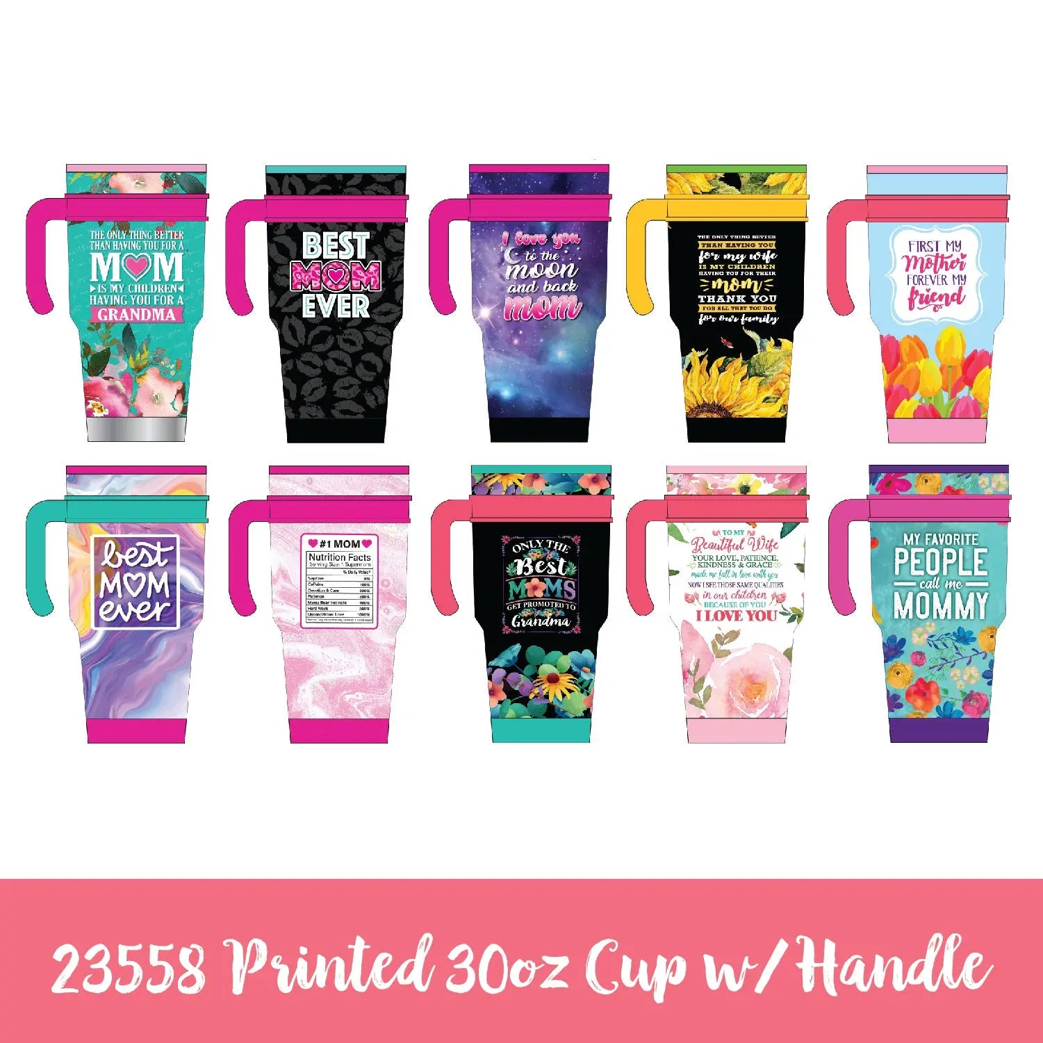 Mother's Day Celebrate Mom Assortment Floor Display - 96 Pieces Per Retail Ready Floor Display 88430 KIPP BROTHERS