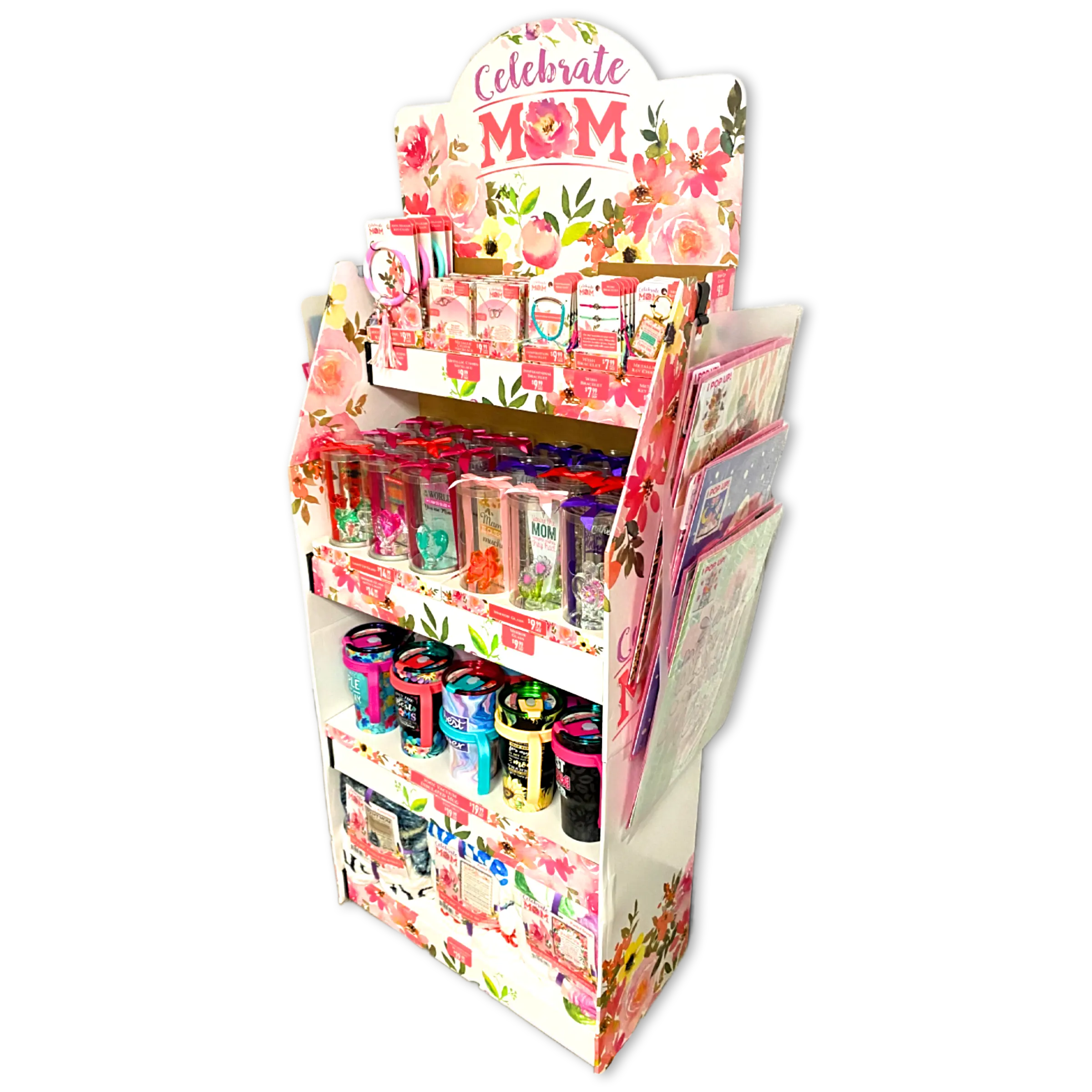 Mother's Day Celebrate Mom Assortment Floor Display - 96 Pieces Per Retail Ready Floor Display 88430 KIPP BROTHERS