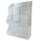 Merchandising Fixture - Six Bin Acrylic Display ONLY 967780 NOVELTY INC