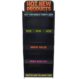 Merchandising Fixture - Corrugated 2' Novelty Floor Display ONLY 972900B NOVELTY INC