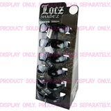 Merchandising Fixture- Corrugated Countertop Black Matte Sunglasses Easel 988334