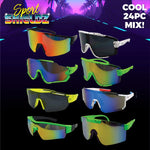 Sunglasses Sport Shieldz Assortment Floor Display - 24 Pieces Per Retail Ready Display 88443 DRIVER'S EDGE