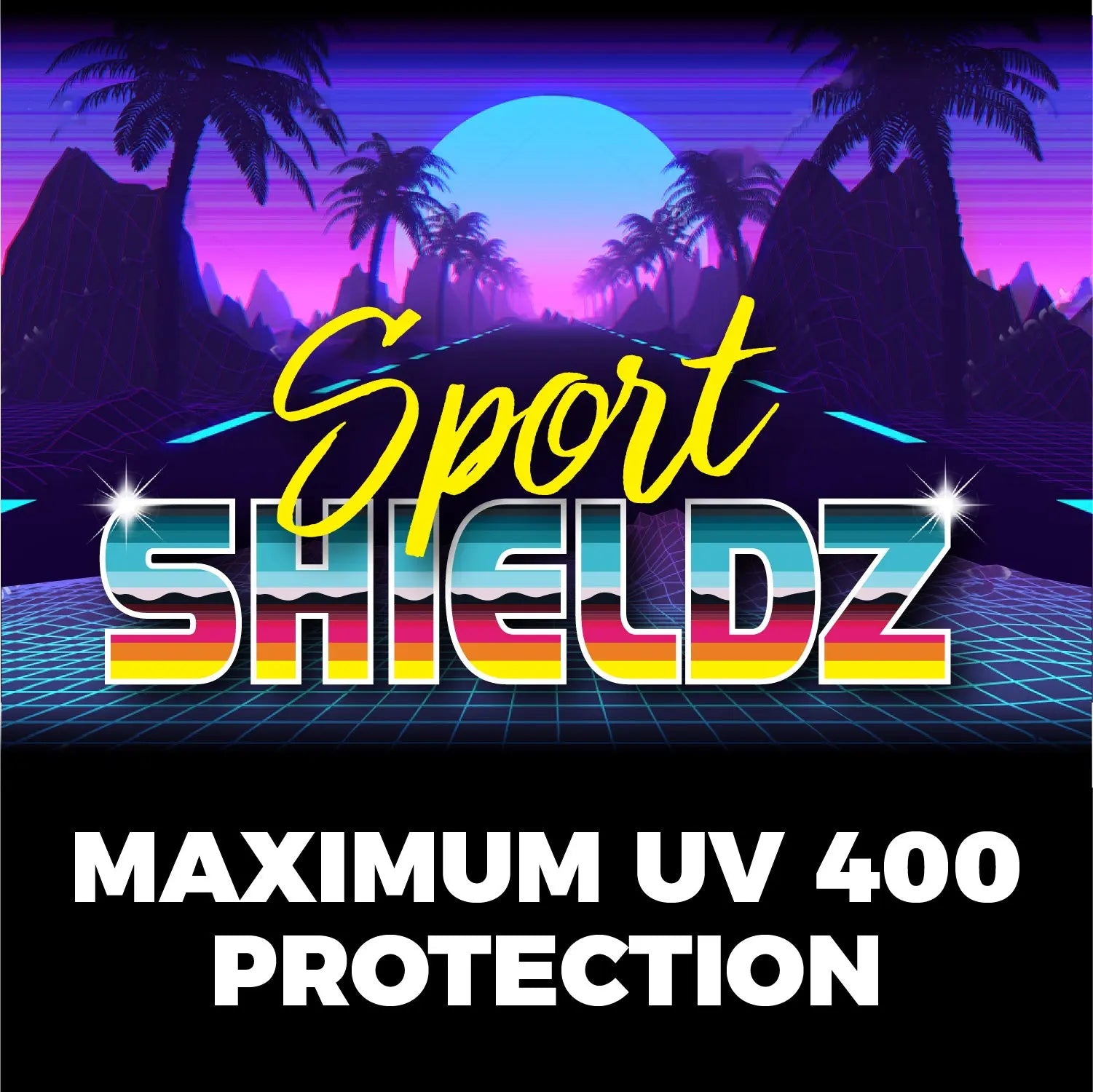 Sunglasses Sport Shieldz Assortment Floor Display - 24 Pieces Per Retail Ready Display 88443 DRIVER'S EDGE