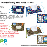 Disinfecting Wipes 30Ct Dispenser 12 Pieces Per Retail Ready Display KP4130