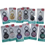 Metal Key Chain with Saying - 12 Pieces Per Retail Ready Display 22901 KIPP BROTHERS