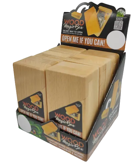 Wood Magic Storage Box - 6 Pieces Per Retail Ready Display 23154 SMOKEZILLA