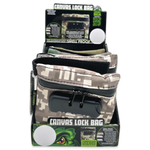 Smell Proof Canvas Locking Storage Bag - 6 Pieces Per Retail Ready Display 23700 SMOKEZILLA