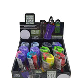 Silicone Lighter Case with Tools - 12 Pieces Per Retail Ready Display 22525