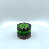 3D Metal Grinder with Magnetic Closure - 12 Pieces Per Retail Ready Display 30030 SPICY ZILLA