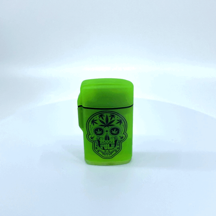 Glow in The Dark Flip Top Lighter - 15 Pieces Per Retail Ready Display 30011 SPICY ZILLA