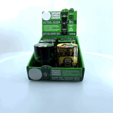 Plastic 5 Piece Grinder with Vacuum Sealed Container - 6 Pieces Per Retail Ready Display 30029 SPICY ZILLA