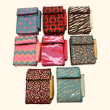 Fabric and Glitter Cigarette Case with Lighter Pouch - 8 Pieces Per Retail Ready Display 29991