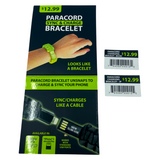 Paracord Bracelet Charging Cable Assortment - 8 Pieces Per Retail Ready Display 87682
