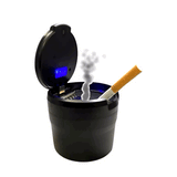 Metal Lined Butt Bucket Ashtray with LED Light - 6 Per Retail Ready Display 22594
