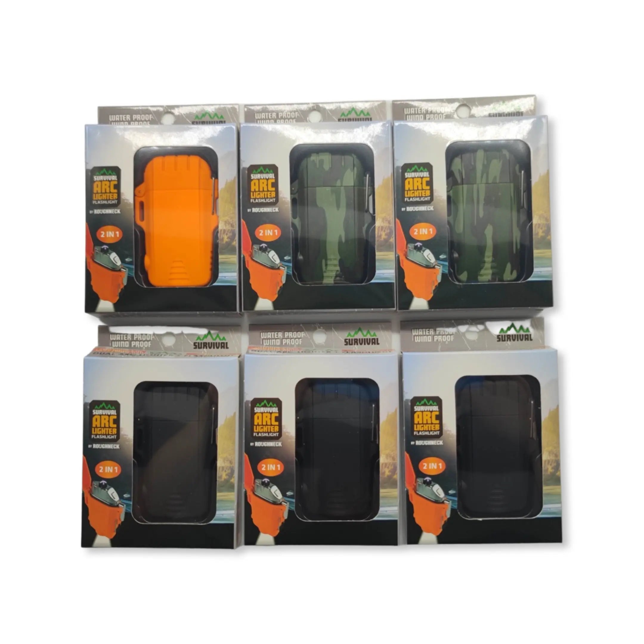 Electric Arc Lighter with LED Flashlight - 6 Pieces Per Retail Ready Display 23394 SMOKEZILLA