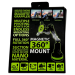 Phone Mount with Magnetic Mount and Suction Cup Base - 4 Pieces Per Retail Ready Display 21953 GADGET GEAR
