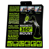 Phone Mount with Magnetic Mount and Suction Cup Base - 4 Pieces Per Retail Ready Display 21953 GADGET GEAR