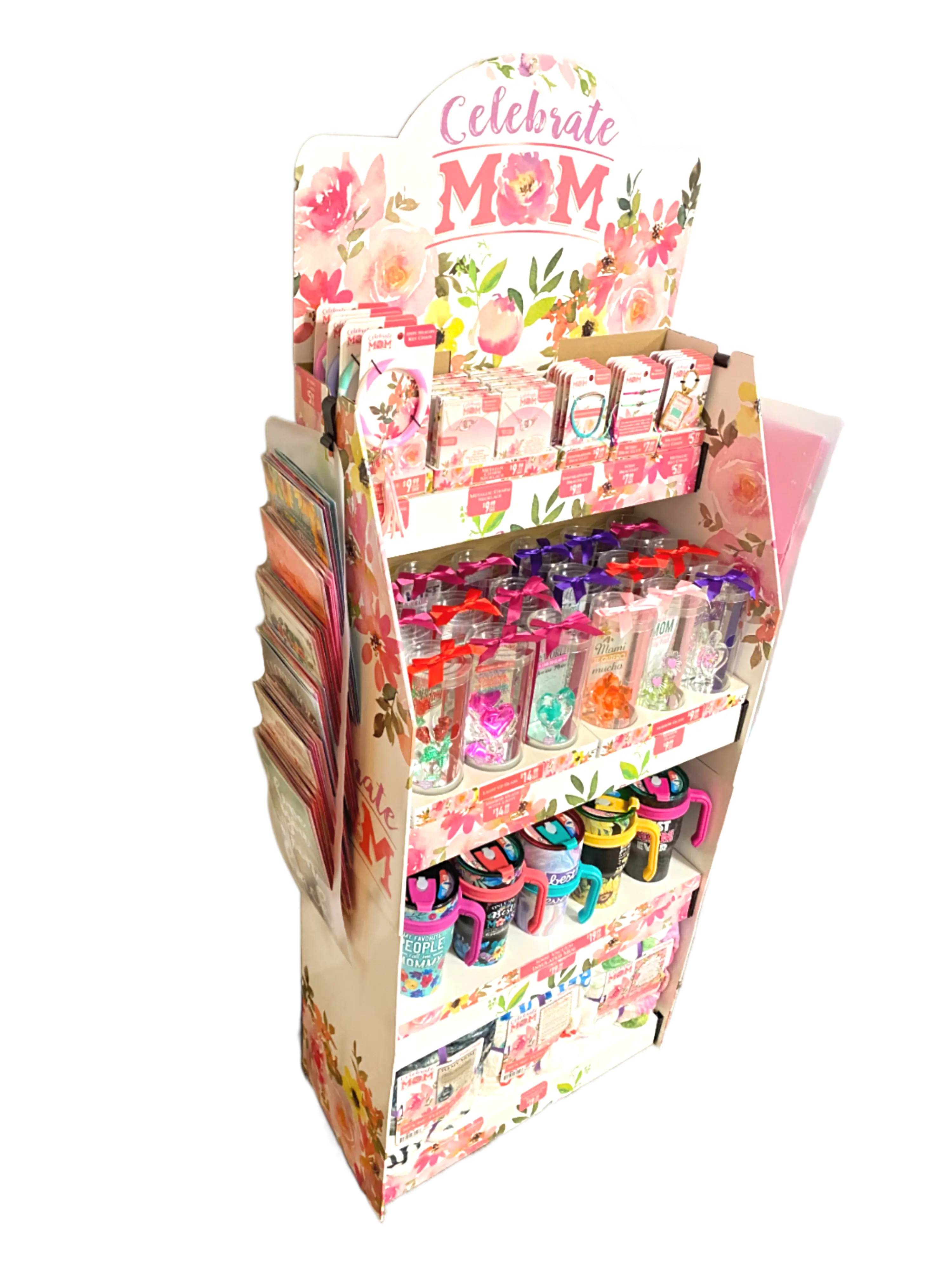 Mother's Day Celebrate Mom Assortment Floor Display - 96 Pieces Per Retail Ready Floor Display 88430 KIPP BROTHERS
